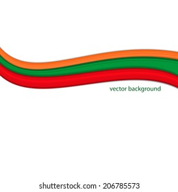 Colorful Abstract Background.  Wave background. EPS 8