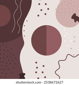 Colorful abstract background with wave shapes design.