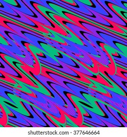 Colorful abstract  background with waves. Vector illustration.