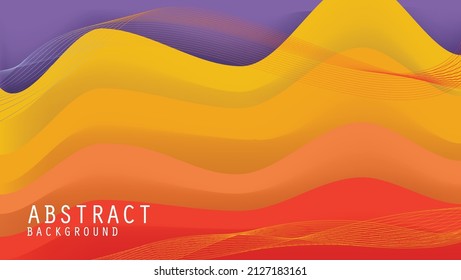 Colorful abstract background with wavy lines.
Can be used for your content background. Also great for wallpapers, textures, etc.
Can be edited.