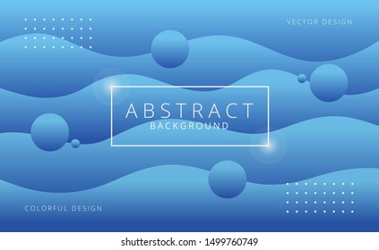 colorful abstract background with wavy shapes