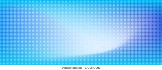 Colorful abstract background with white and blue color, halftone effect, dot pattern. Vector illustration.