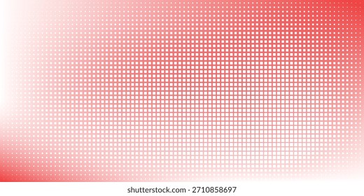Fondo abstracto colorido con color blanco y rojo, efecto de semitono, patrón de puntos. eps 10