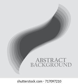Colorful abstract backgrounds, Vector design layout for business presentations, posters, flyers, Paper cut shapes, EPS10, 