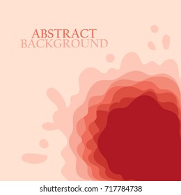 Colorful abstract backgrounds, Vector design layout for business presentations, posters, flyers, Paper cut shapes, EPS10, 