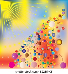 Colorful abstract background-summer