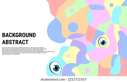 Colorful Abstract Banner Template with Dummy Text for Web Design, Landing page, and Print Material. Background Stock Image. Eps10