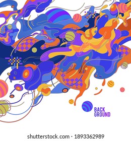 Colorful Abstract Banner Template for Web Design, Landing page, and Print Material. 02