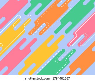 Colorful abstract bar background : Summer concept for your design