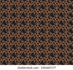 Colorful abstract best fabric pattern design and background 
