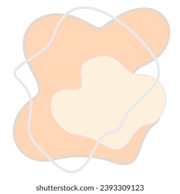 Colorful Abstract Blob Shapes for Background Decoration