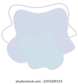 Colorful Abstract Blob Shapes for Background Decoration