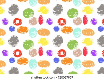 Colorful abstract blot of dots, kid's pattern