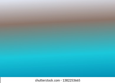 Colorful abstract blur gradient background with Misty Blue, Taupe, Turquoise and Teal colors. Soft blurred backdrop. Defocused vector illustration template for your graphic design, banner, web