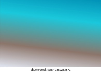 Colorful abstract blur gradient background with Misty Blue, Taupe, Turquoise and Teal colors. Soft blurred backdrop. Defocused vector illustration template for your graphic design, banner, web