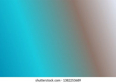 Colorful abstract blur gradient background with Misty Blue, Taupe, Turquoise and Teal colors. Soft blurred backdrop. Defocused vector illustration template for your graphic design, banner, web