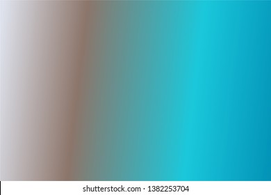 Colorful abstract blur gradient background with Misty Blue, Taupe, Turquoise and Teal colors. Soft blurred backdrop. Defocused vector illustration template for your graphic design, banner, web