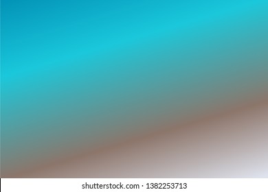 Colorful abstract blur gradient background with Misty Blue, Taupe, Turquoise and Teal colors. Soft blurred backdrop. Defocused vector illustration template for your graphic design, banner, web