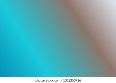 Colorful abstract blur gradient background with Misty Blue, Taupe, Turquoise and Teal colors. Soft blurred backdrop. Defocused vector illustration template for your graphic design, banner, web