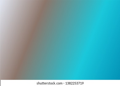 Colorful abstract blur gradient background with Misty Blue, Taupe, Turquoise and Teal colors. Soft blurred backdrop. Defocused vector illustration template for your graphic design, banner, web