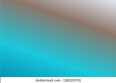 Colorful abstract blur gradient background with Misty Blue, Taupe, Turquoise and Teal colors. Soft blurred backdrop. Defocused vector illustration template for your graphic design, banner, web