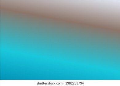 Colorful abstract blur gradient background with Misty Blue, Taupe, Turquoise and Teal colors. Soft blurred backdrop. Defocused vector illustration template for your graphic design, banner, web