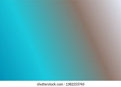 Colorful abstract blur gradient background with Misty Blue, Taupe, Turquoise and Teal colors. Soft blurred backdrop. Defocused vector illustration template for your graphic design, banner, web