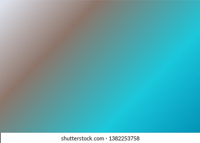 Colorful abstract blur gradient background with Misty Blue, Taupe, Turquoise and Teal colors. Soft blurred backdrop. Defocused vector illustration template for your graphic design, banner, web