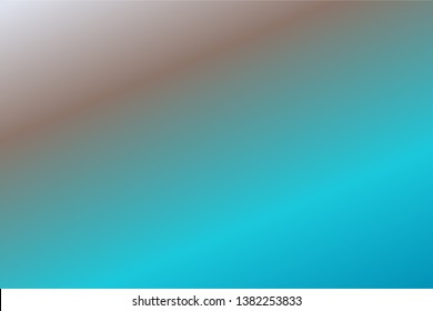 Colorful abstract blur gradient background with Misty Blue, Taupe, Turquoise and Teal colors. Soft blurred backdrop. Defocused vector illustration template for your graphic design, banner, web