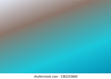 Colorful abstract blur gradient background with Misty Blue, Taupe, Turquoise and Teal colors. Soft blurred backdrop. Defocused vector illustration template for your graphic design, banner, web