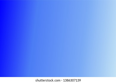 Colorful abstract blur gradient background with Blue, Blue Grotto, Cornflower, Baby Blue colors. Soft blurred backdrop. Defocused vector illustration template for your graphic design, banner, web