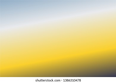 Colorful abstract blur gradient background with Blue, Gray Pewter, Yellow, Dark Blue colors. Soft blurred backdrop. Defocused vector illustration template for your graphic design, banner, web