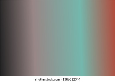 Colorful abstract blur gradient background with Black, Coffee Pot, Spearmint, Tiger Lily colors. Soft blurred backdrop. Defocused vector illustration template for your graphic design, banner, web