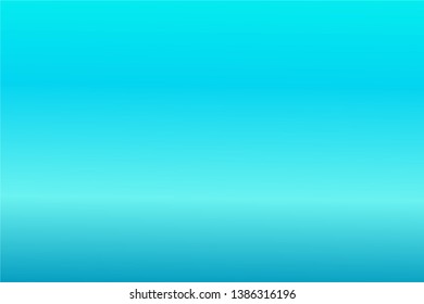 Colorful abstract blur gradient background with Aqua, Turquoise, Cyan, Blue Grotto colors. Soft blurred backdrop. Defocused vector illustration template for your graphic design, banner, web