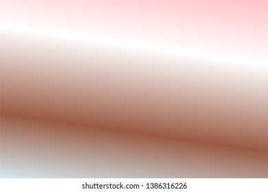 Colorful abstract blur gradient background with Baby Blue, Burnt Sienna, White, Rosewater colors. Soft blurred backdrop. Defocused vector illustration template for your graphic design, banner, web