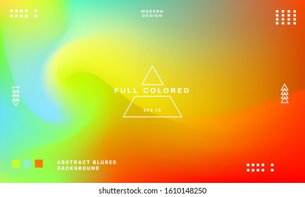 Colorful Abstract Blurred Background Vector for wallpaper. Caption, Website. Ads and more.