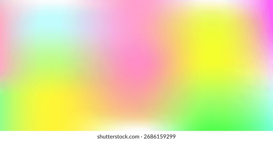 Colorful abstract blurred gradient background with soft neon shades of pink, yellow, green, and blue creating a vibrant and modern design.

