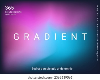 Colorful abstract blurred gradient mesh in retro style. Colorful vector illustration. Vector digital art design. Creative concept design. Abstract colorful liquid background.