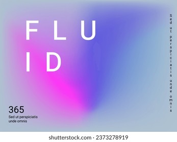 Colorful abstract blurred gradient mesh in retro style. Colorful vector illustration. Vector digital art design. Creative concept design. Abstract colorful liquid background.