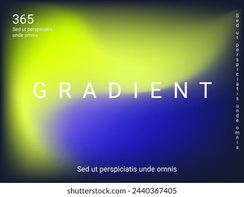 Colorful abstract blurred gradient mesh in retro style. Colorful vector illustration. Vector digital art design. Creative concept design. Abstract colorful liquid background.