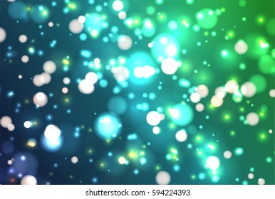 Colorful abstract bokeh background, vector illustration