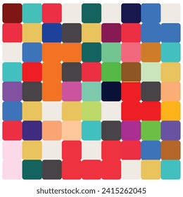 colorful abstract box minimal background