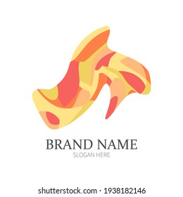 Colorful abstract brand logo design