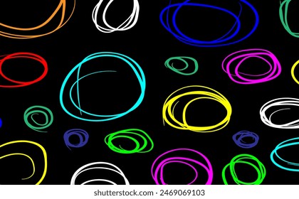 Colorful abstract brush stroke painting seamless pattern illustration. grunge background texture. Modern paint line background. Messy graffiti sketch wallpaper print, freehand rough hand drawn texture