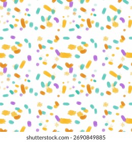 Patrón Abstractas colorido del movimiento del cepillo para el diseño festivo y el fondo alegre