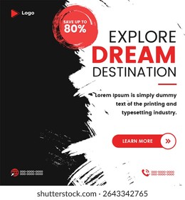 Banner empresarial abstrato colorido e pacote de brochuras com molduras geométricas, desenhos de pôster e panfletos digitais, elementos de promoção de desconto, modelo de capa de Facebook e coleção de arte de capa criativa

