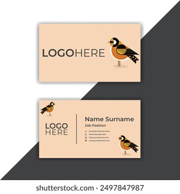 Colorful abstract Business card design template.