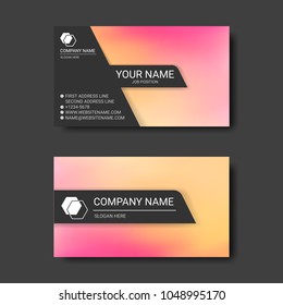 Colorful Abstract Business Card Templates