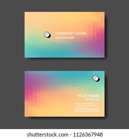 Colorful Abstract Business Card Templates