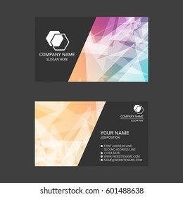 Colorful Abstract Business Card Templates